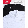 image:imageNew Balance Boys Polo Shirt 2 Pack Dry Fit Performance Golf Shirts for Boys  Short Sleeve with a Classic TwoButton Collar Built for Active Play Comfortable for School Sports or Everyday WearBlackWhite Camo