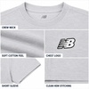 image:imageNew Balance Boys Shirt Short Sleeve Cotton TShirt with Chest Logo Patch  Soft Cotton Feel Relaxed Fit Clean LongLasting Stitching Support Easy Movement for School Sports Play or DowntimeGrey Heather