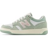 image:imageNew Balance Kids 480 V1 Laceup SneakerNb 103 WhiteStone Pink