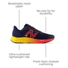 image:imageNew Balance Kids Fresh Foam Arishi V4 Running Shoe Little KidTeam NavyElectric RedEgg Yolk