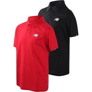 image:imageNew Balance Boys Polo Shirt 2 Pack Dry Fit Performance Golf Shirts for Boys  Short Sleeve with a Classic TwoButton Collar Built for Active Play Comfortable for School Sports or Everyday WearBlackRed