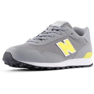 image:imageNew Balance Kids 515 V1 Hook and Loop SneakerSlate GreyPunch Yellow