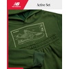 image:imageNew Balance Boys Tracksuit Set  2 Piece Classic Hoodie Sweatshirt and Boys Jogger Sweatpants with Pockets Sizes 816Alpine Green
