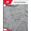 image:imageNew Balance Boys Tracksuit Set  2 Piece Classic Hoodie Sweatshirt and Boys Jogger Sweatpants with Pockets Sizes 816Athlectic Grey