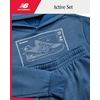 image:imageNew Balance Boys Tracksuit Set  2 Piece Classic Hoodie Sweatshirt and Boys Jogger Sweatpants with Pockets Sizes 816Shoreline Blue
