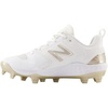 image:imageNew Balance Womens Velov3 TPU Molded Fastpitch Softball Cleats White Medium 65
