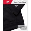 image:imageNew Balance Boys 2 Piece Fleece Pullover Hoodie amp Jogger Sweatpants 820  Brushed Soft Warmth Kangaroo amp Side Pockets with Ribbed Cuffs Ready for School Travel Sports or LoungingDeep Black