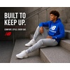 image:imageNew Balance Boys 2 Piece Fleece Pullover Hoodie amp Jogger Sweatpants 820  Brushed Soft Warmth Kangaroo amp Side Pockets with Ribbed Cuffs Ready for School Travel Sports or LoungingBlue Oasis Grey