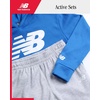 image:imageNew Balance Boys 2 Piece Fleece Pullover Hoodie amp Jogger Sweatpants 820  Brushed Soft Warmth Kangaroo amp Side Pockets with Ribbed Cuffs Ready for School Travel Sports or LoungingBlue Grey