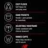 image:imageNew Balance Boys 2 Piece Fleece Pullover Hoodie amp Jogger Sweatpants 820  Brushed Soft Warmth Kangaroo amp Side Pockets with Ribbed Cuffs Ready for School Travel Sports or LoungingGrey