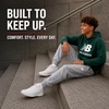 image:imageNew Balance Boys 2 Piece Fleece Pullover Hoodie amp Jogger Sweatpants 820  Brushed Soft Warmth Kangaroo amp Side Pockets with Ribbed Cuffs Ready for School Travel Sports or LoungingDark Green Grey