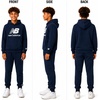 image:imageNew Balance Boys 2 Piece Fleece Pullover Hoodie amp Jogger Sweatpants 820  Brushed Soft Warmth Kangaroo amp Side Pockets with Ribbed Cuffs Ready for School Travel Sports or LoungingNavy