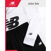 image:imageNew Balance Boys 2 Piece Fleece Pullover Hoodie amp Jogger Sweatpants 820  Brushed Soft Warmth Kangaroo amp Side Pockets with Ribbed Cuffs Ready for School Travel Sports or LoungingBright White Black