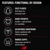 image:imageNew Balance Boys 2 Piece Fleece Pullover Hoodie amp Jogger Sweatpants 820  Brushed Soft Warmth Kangaroo amp Side Pockets with Ribbed Cuffs Ready for School Travel Sports or LoungingRed Black