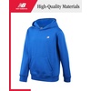 image:imageNew Balance Boys Cotton Fleece Pullover Hoodie with Pocket 2T20  Soft Brushed Interior Lined Hood amp Ribbed Cuffs Athletic Logo for Layering at School Sports amp Everyday PlayBlue Oasis