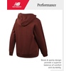 image:imageNew Balance Boys Cotton Fleece Pullover Hoodie with Pocket 2T20  Soft Brushed Interior Lined Hood amp Ribbed Cuffs Athletic Logo for Layering at School Sports amp Everyday PlayRich Oak