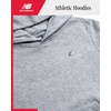 image:imageNew Balance Boys Cotton Fleece Pullover Hoodie with Pocket 2T20  Soft Brushed Interior Lined Hood amp Ribbed Cuffs Athletic Logo for Layering at School Sports amp Everyday PlayTeam Grey