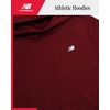 image:imageNew Balance Boys Cotton Fleece Pullover Hoodie with Pocket 2T20  Soft Brushed Interior Lined Hood amp Ribbed Cuffs Athletic Logo for Layering at School Sports amp Everyday PlayMercury Red