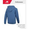 image:imageNew Balance Boys Cotton Fleece Pullover Hoodie with Pocket 2T20  Soft Brushed Interior Lined Hood amp Ribbed Cuffs Athletic Logo for Layering at School Sports amp Everyday PlayBlue Laguna