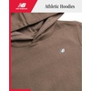 image:imageNew Balance Boys Cotton Fleece Pullover Hoodie with Pocket 2T20  Soft Brushed Interior Lined Hood amp Ribbed Cuffs Athletic Logo for Layering at School Sports amp Everyday PlayMushroom
