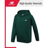 image:imageNew Balance Boys Cotton Fleece Pullover Hoodie with Pocket 2T20  Soft Brushed Interior Lined Hood amp Ribbed Cuffs Athletic Logo for Layering at School Sports amp Everyday PlayMarsh Green