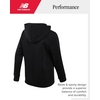 image:imageNew Balance Boys Cotton Fleece Pullover Hoodie with Pocket 2T20  Soft Brushed Interior Lined Hood amp Ribbed Cuffs Athletic Logo for Layering at School Sports amp Everyday PlayBlack