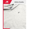 image:imageNew Balance Boys Cotton Fleece Pullover Hoodie with Pocket 2T20  Soft Brushed Interior Lined Hood amp Ribbed Cuffs Athletic Logo for Layering at School Sports amp Everyday PlayOatmeal Heather