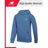 image:imageNew Balance Boys Cotton Fleece Pullover Hoodie with Pocket 2T20  Soft Brushed Interior Lined Hood amp Ribbed Cuffs Athletic Logo for Layering at School Sports amp Everyday PlayBlue Laguna
