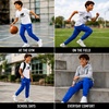 image:imageNew Balance Boys Fleece Sweatpants Joggers Drawstring amp Pockets 820  Cozy Lightweight Warmth TaperedLeg Athletic Fit Ribbed Cuffs for School Travel Practice amp Weekend WearNew Blue