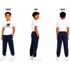 image:imageNew Balance Boys Fleece Sweatpants Joggers Drawstring amp Pockets 820  Cozy Lightweight Warmth TaperedLeg Athletic Fit Ribbed Cuffs for School Travel Practice amp Weekend WearNew Balance Navy