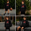 image:imageNew Balance Boys Lightweight Double Fleece Lined Pullover Hoodie 820  Reinforced Stitching Ribbed Cuffs amp Kangaroo Pockets Cozy Warmth with Logo Detail for Sports amp SchoolDeep Black