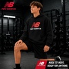 image:imageNew Balance Boys Lightweight Double Fleece Lined Pullover Hoodie 820  Reinforced Stitching Ribbed Cuffs amp Kangaroo Pockets Cozy Warmth with Logo Detail for Sports amp SchoolDeep Black