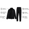 image:imageNew Balance Boys Pants Set  2 Piece Tech Fleece Boys Quarter Zip Pullover and Jogger Sweatpants with Pockets Sizes 816Black