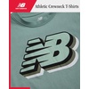 image:imageNew Balance Boys Shirts Short Sleeve Cotton Graphic Tee Athletic Teens  Soft Breathable Blend Classic Logo Look Layer under Hoodies or Wear Solo for School Sports amp Weekends Sizes 820Salt Marsh