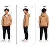 image:imageNew Balance Boys Zip Up Warm Fleece Hoodie Sweatshirt Activewear 820  Ribbed Cuffs amp Kangaroo Pockets Full Zip Front Closure Durable Layer for School Sports amp Weekend OutingsStone