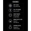 image:imageNew Balance Boys Zip Up Warm Fleece Hoodie Sweatshirt Activewear 820  Ribbed Cuffs amp Kangaroo Pockets Full Zip Front Closure Durable Layer for School Sports amp Weekend OutingsStone