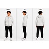 image:imageNew Balance Boys Zip Up Warm Fleece Hoodie Sweatshirt Activewear 820  Ribbed Cuffs amp Kangaroo Pockets Full Zip Front Closure Durable Layer for School Sports amp Weekend OutingsOatmeal Heather