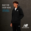 image:imageNew Balance Boys Zip Up Warm Fleece Hoodie Sweatshirt Activewear 820  Ribbed Cuffs amp Kangaroo Pockets Full Zip Front Closure Durable Layer for School Sports amp Weekend OutingsSolid Black
