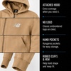 image:imageNew Balance Boys Zip Up Warm Fleece Hoodie Sweatshirt Activewear 820  Ribbed Cuffs amp Kangaroo Pockets Full Zip Front Closure Durable Layer for School Sports amp Weekend OutingsIncense