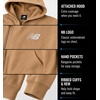 image:imageNew Balance Boys Zip Up Warm Fleece Hoodie Sweatshirt Activewear 820  Ribbed Cuffs amp Kangaroo Pockets Full Zip Front Closure Durable Layer for School Sports amp Weekend OutingsStone