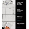 image:imageNew Balance Boys Zip Up Warm Fleece Hoodie Sweatshirt Activewear 820  Ribbed Cuffs amp Kangaroo Pockets Full Zip Front Closure Durable Layer for School Sports amp Weekend OutingsOatmeal Heather