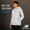image:imageNew Balance Boys Zip Up Warm Fleece Hoodie Sweatshirt Activewear 820  Ribbed Cuffs amp Kangaroo Pockets Full Zip Front Closure Durable Layer for School Sports amp Weekend OutingsOatmeal Heather