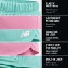 image:imageNew Balance Girls 2 Pack Mesh Dolphin Running Shorts Outdoor Performance  Breathable Feel for AllDay Wear Secure Elastic Waistband Great for Cheer Dance or Tumbling Fits Ages 7 to 16Jade Pink Sugar