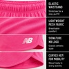 image:imageNew Balance Girls 2 Pack Mesh Dolphin Running Shorts Outdoor Performance  Breathable Feel for AllDay Wear Secure Elastic Waistband Great for Cheer Dance or Tumbling Fits Ages 7 to 16Pink Black