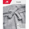 image:imageNew Balance Girls Sweatpants Fleece Joggers Drawstring Waist amp Pockets  Cozy Warmth Ribbed Ankle Cuffs Stretchy Elastic Comfort for School Dance Sports amp Everyday Play Youth KidsTeam Grey