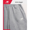 image:imageNew Balance Girls Sweatpants Fleece Joggers Drawstring Waist amp Pockets  Cozy Warmth Ribbed Ankle Cuffs Stretchy Elastic Comfort for School Dance Sports amp Everyday Play Youth KidsTeam Grey