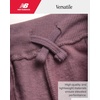 image:imageNew Balance Girls Sweatpants Fleece Joggers Drawstring Waist amp Pockets  Cozy Warmth Ribbed Ankle Cuffs Stretchy Elastic Comfort for School Dance Sports amp Everyday Play Youth KidsIce Wine