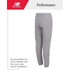 image:imageNew Balance Girls Sweatpants Fleece Joggers Drawstring Waist amp Pockets  Cozy Warmth Ribbed Ankle Cuffs Stretchy Elastic Comfort for School Dance Sports amp Everyday Play Youth KidsTeam Grey