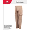 image:imageNew Balance Girls Sweatpants Fleece Joggers Drawstring Waist amp Pockets  Cozy Warmth Ribbed Ankle Cuffs Stretchy Elastic Comfort for School Dance Sports amp Everyday Play Youth KidsTan Grey