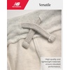 image:imageNew Balance Girls Sweatpants Fleece Joggers Drawstring Waist amp Pockets  Cozy Warmth Ribbed Ankle Cuffs Stretchy Elastic Comfort for School Dance Sports amp Everyday Play Youth KidsOatmeal Heather